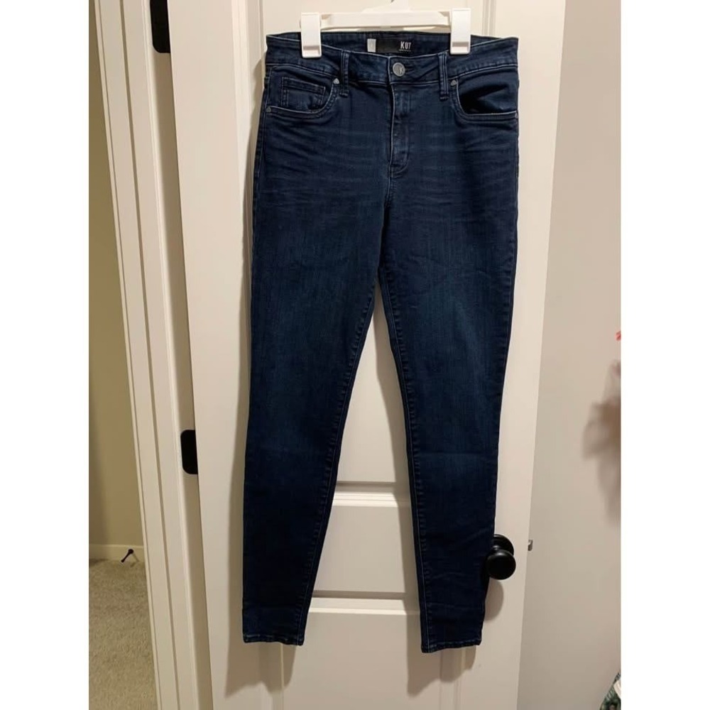 KUT From The Kloth Mia High Rise Skinny Jeans Womens Sz6 Dark Wash Stretch 30x29